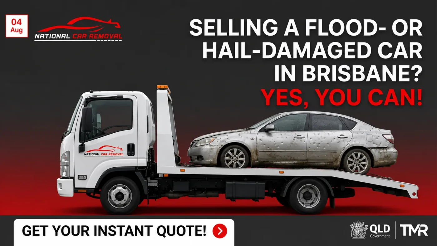 Can flood-damaged or hail-damaged cars be sold for cash